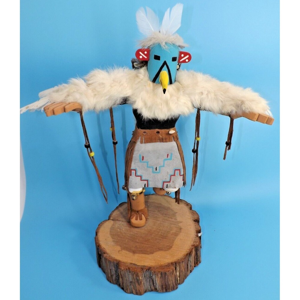 Native American Hand Made Kachina Doll 'Eagle' 18" Tall